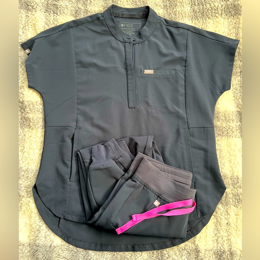 Figs charcoal set. Montex Top XS, Zamora XXS.